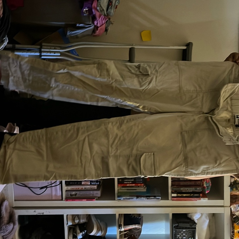 khaki cargo pants